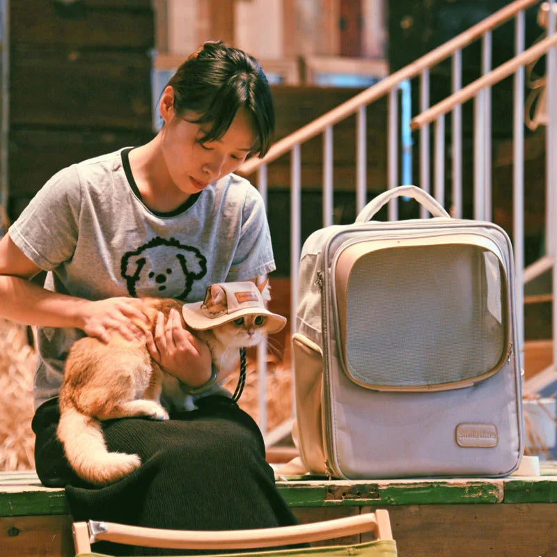 Spacious Pet Carrier Backpack for Cats - MEWCATS