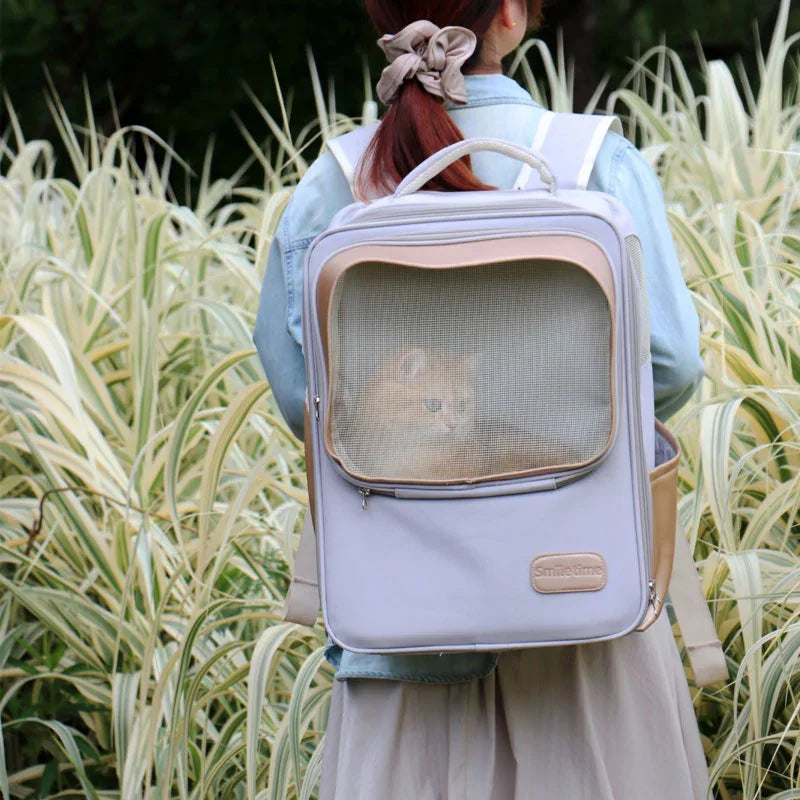 Spacious Pet Carrier Backpack for Cats - MEWCATS