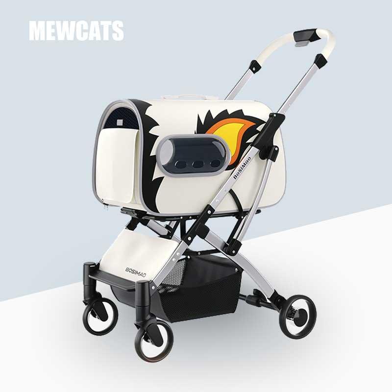 Spark Creative Cat Stroller 3 Style Carrier on Wheels - MEWCATS