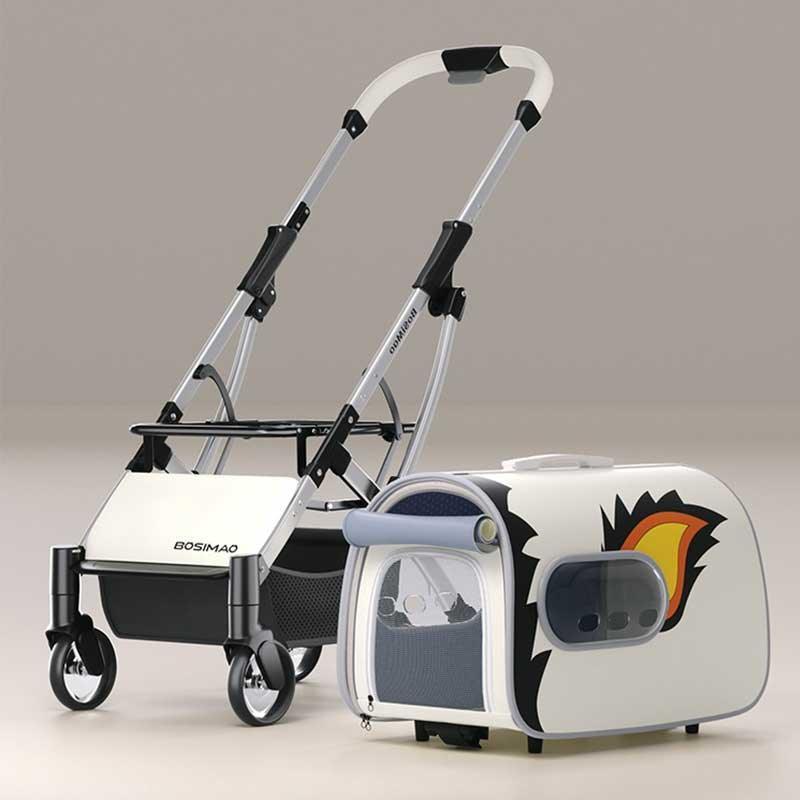 Spark Creative Cat Stroller 3 Style Carrier on Wheels - MEWCATS