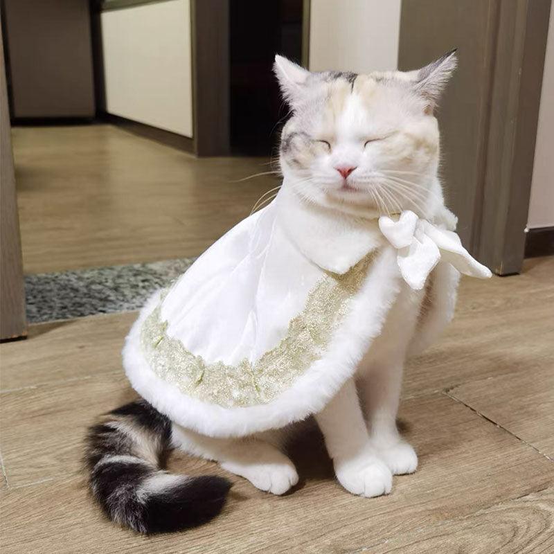Sphynx Cat Clothes Warm Upscale Couple Cape - MEWCATS