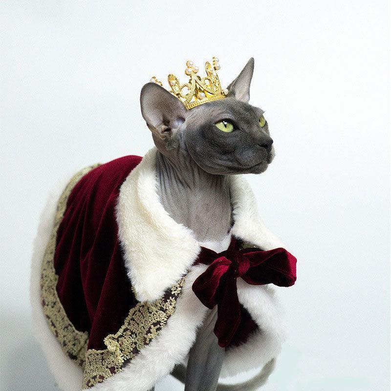 Sphynx Cat Clothes Warm Upscale Couple Cape - MEWCATS