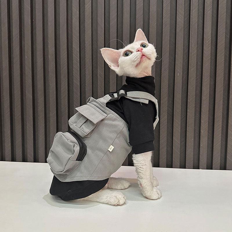 Sphynx Cat Vest 3 Color Devon Hairless Cat Clothes MEWCATS