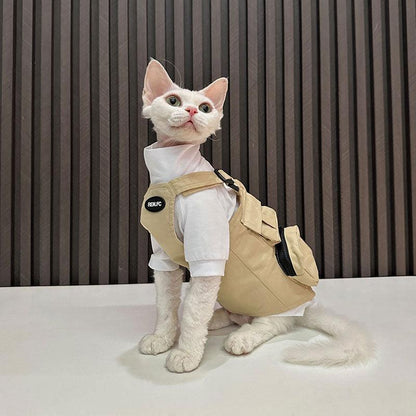 Sphynx Cat Vest 3 Color Devon Hairless Cat Clothes