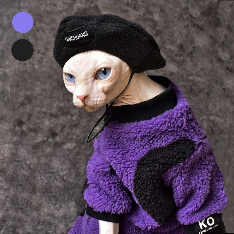 Sphynx Warm Cat Clothes Hairless Cat Sweatshirt - MEWCATS