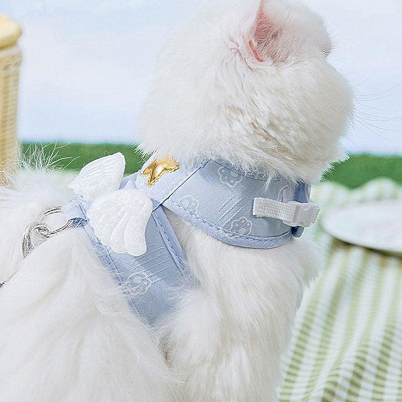 Cat harness Wings 2 Color Carrier Leash Set