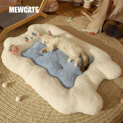 Cat Mat Bed Sleep Calming Pad Whshable Cat Nest