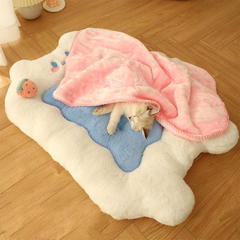 Cat Mat Bed Sleep Calming Pad Whshable Cat Nest