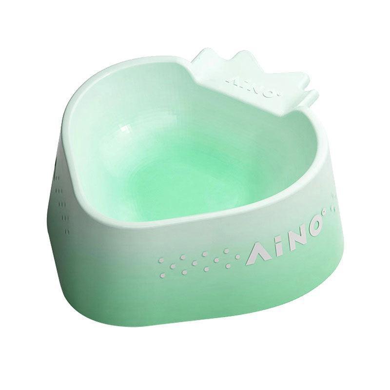 Strawberry Mousse Ceramic Cat Food Water Bowl