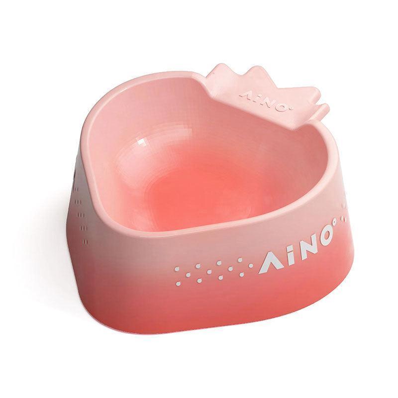 Strawberry Mousse Ceramic Cat Food Water Bowl