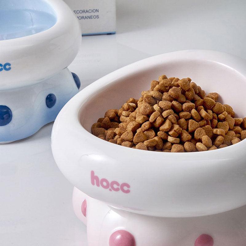 Ceramic Cat Food Bowl Elevated Water Bowl