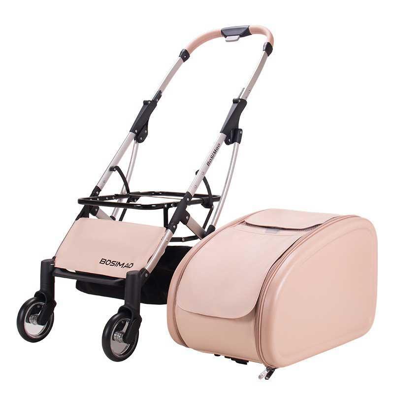 Stylish Detachable Cat Stroller 3 Color Pet Carrier on Wheels