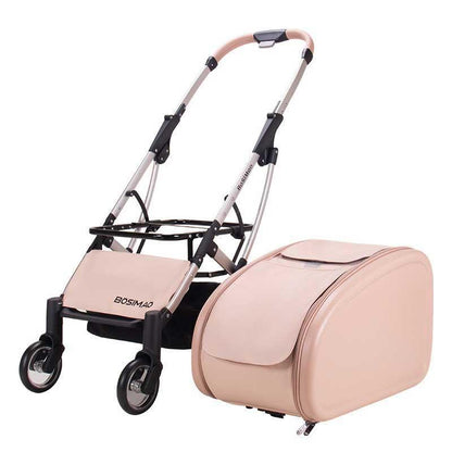 Stylish Detachable Cat Stroller 3 Color Pet Carrier on Wheels