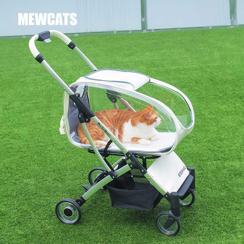 Stylish Detachable Cat Stroller 3 Color Pet Carrier on Wheels