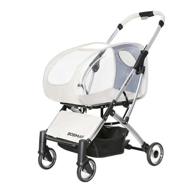 Stylish Detachable Cat Stroller 3 Color Pet Carrier on Wheels