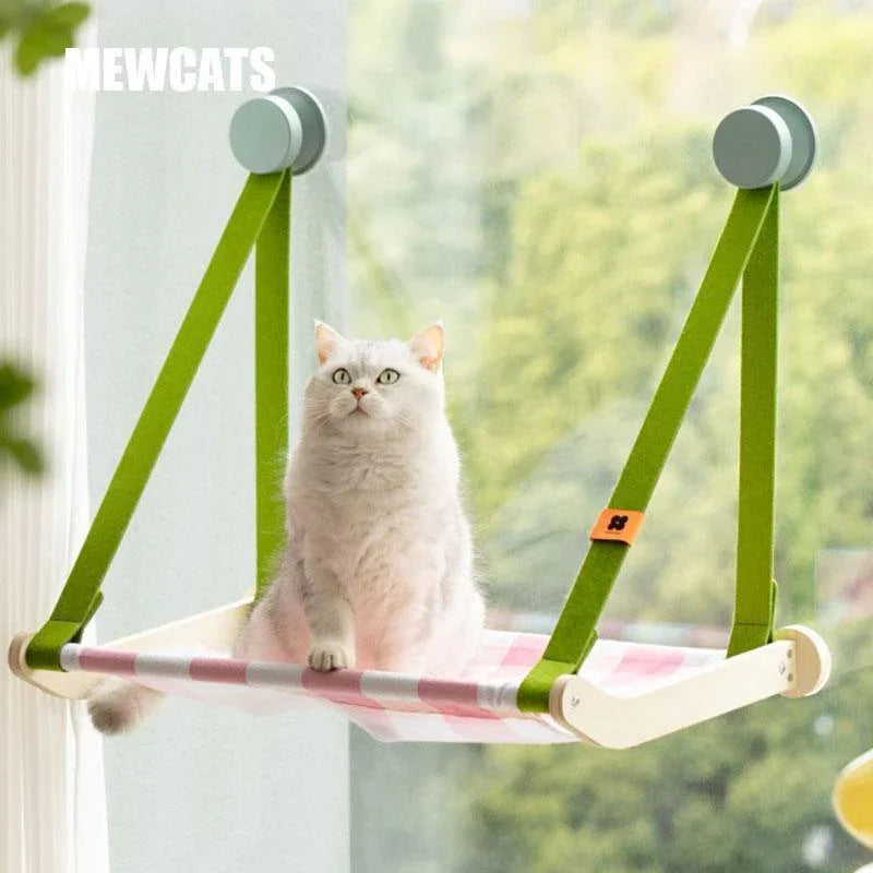 Suction Cup Window Wall Hammock Cat Perch Bed