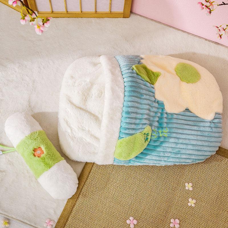 Super Warm Cat Bed Nest with Removable Pillow - MEWCATS