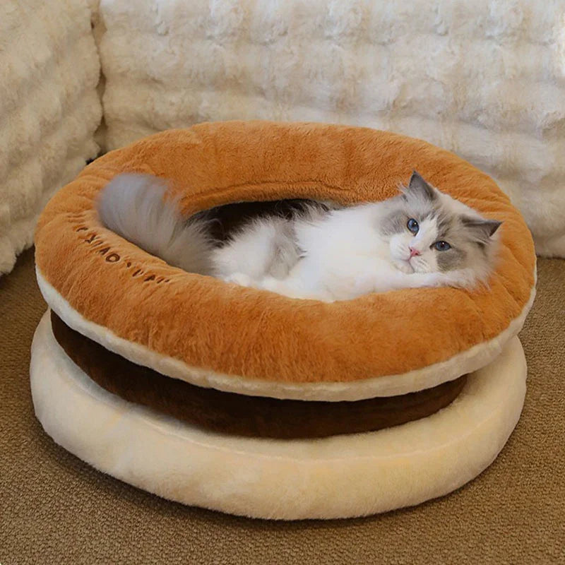 Sweet Pancake Cozy Bed for Cats - MEWCATS