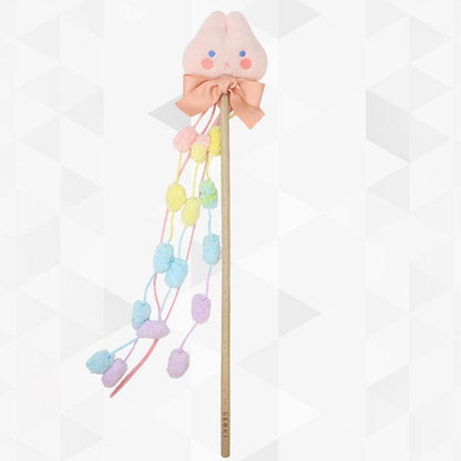 Tease Cat Stick Toys Bell Feather - MEWCATS