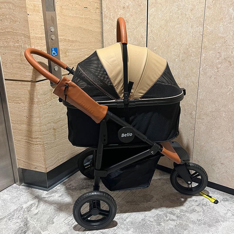 Three-wheeled Cat Carrier Rolling Stroller - MEWCATS