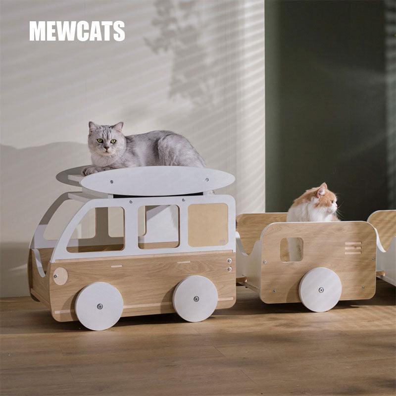 Touring Car Cat Climbing Tree Cat Furniture - MEWCATS