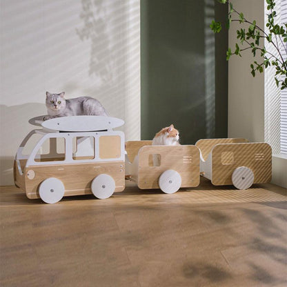 Touring Car Cat Climbing Tree Cat Furniture - MEWCATS