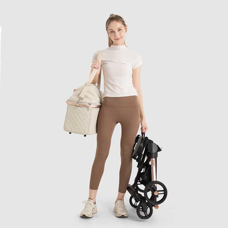 Twin Two-Seater Pet Stroller Cat Wheel Pram - MEWCATS