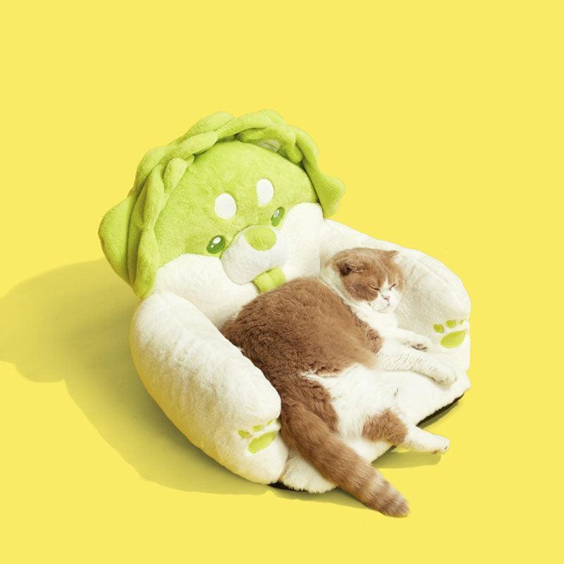 Vegetable Dog Vertical Cat Sofa 2 Style Warm Bed (9)