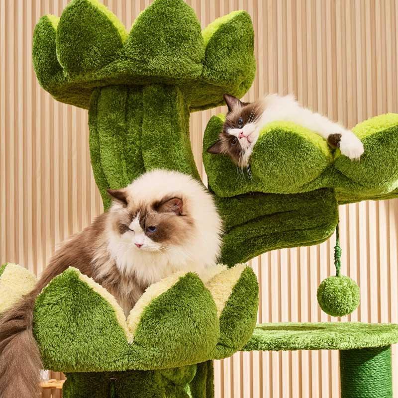 Verdant Wilderness Climbing Cat Tree Tower - MEWCATS