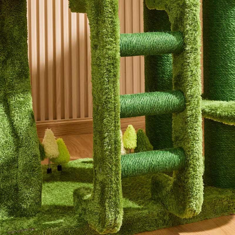 Verdant Wilderness Climbing Cat Tree Tower - MEWCATS