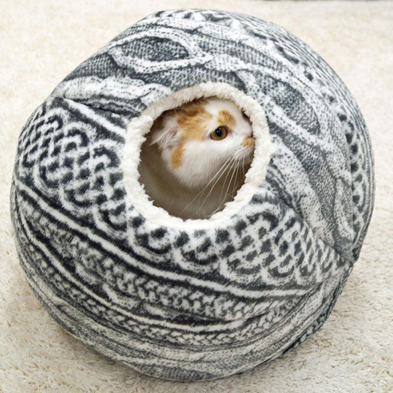 Woven cat cave hotsell