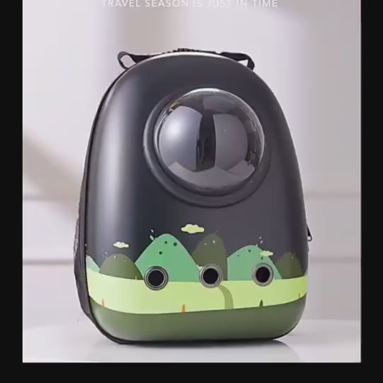 Cat Carrier Bag Transparent Breathable Capsule 13 Color Cat Backpack