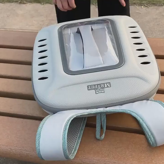 Cat Carrier Backpack Breathable Travel Outdoor 4 Color Foldable Pet Supplies