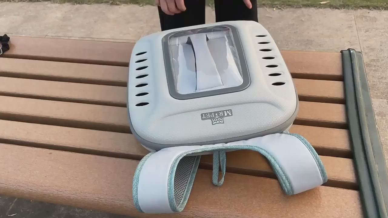Cat Carrier Backpack Breathable Travel Outdoor 4 Color Foldable Pet Supplies