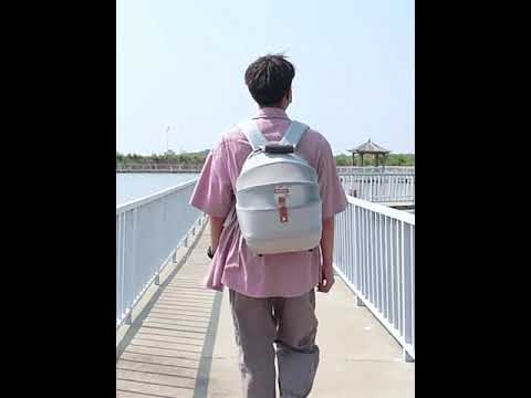 Cat Carrier Bag Portable White Travel Backpack