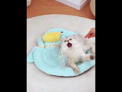 Duck Cat Bed Fluffy 2 Color Sleeping Mat